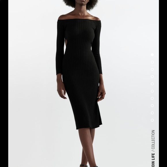 Zara Dresses & Skirts - 🆕 Zara Cut Out Rib Dress SIZE Medium